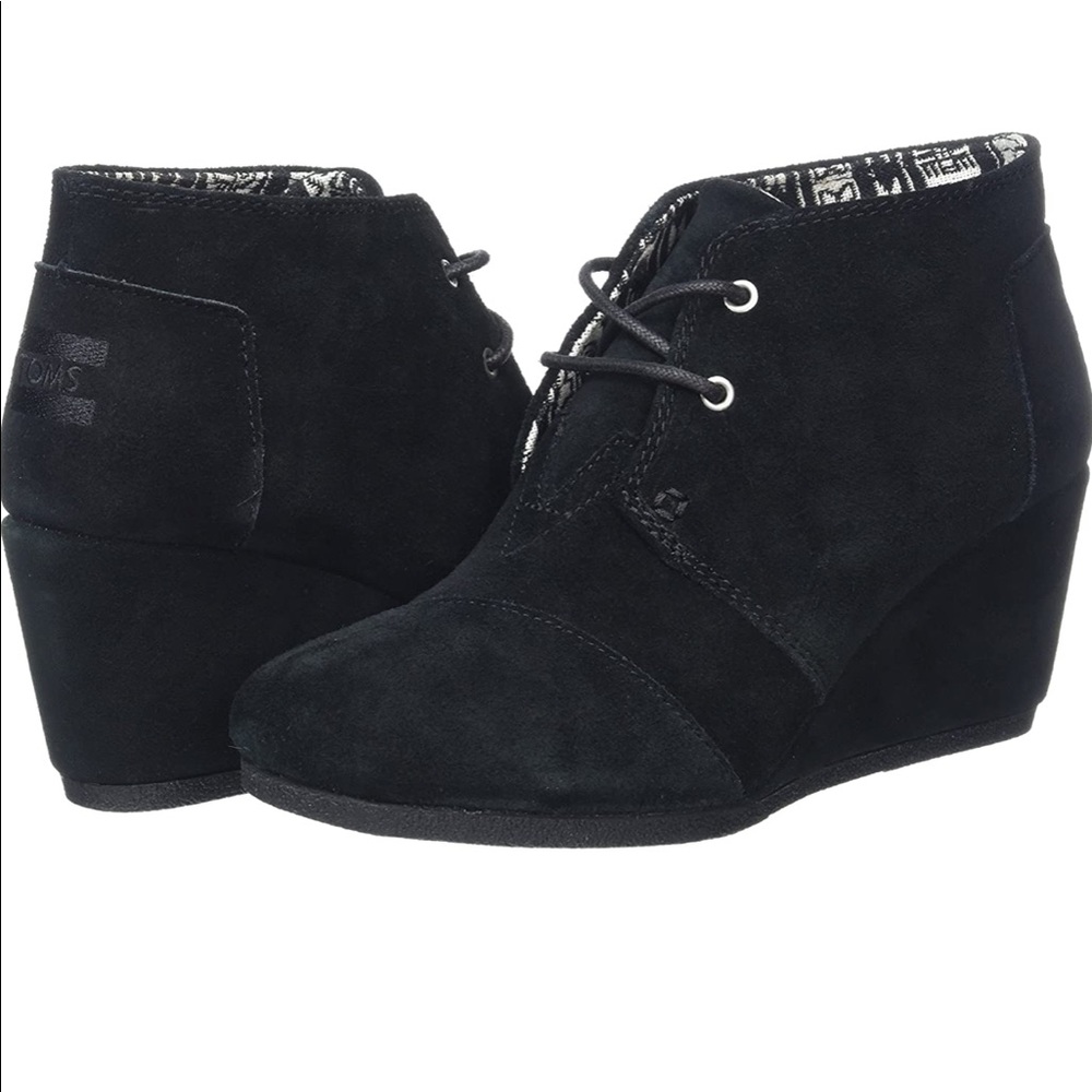 Toms Kala Wedge Booties, sz. 9
